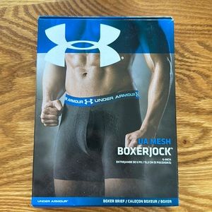 Mens UnderArmour BoxerJock boxer brief Underwear Size Small Graphite